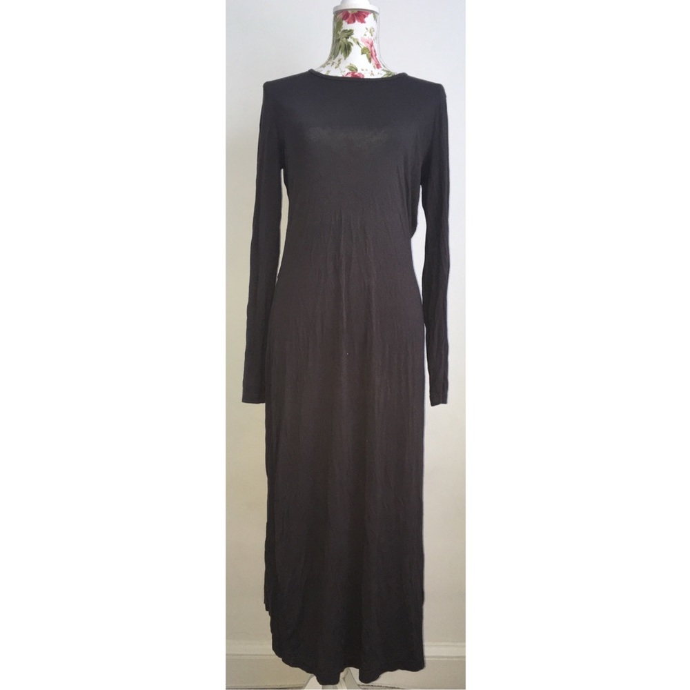 Long Sleeve Skin Tight Grey Dress